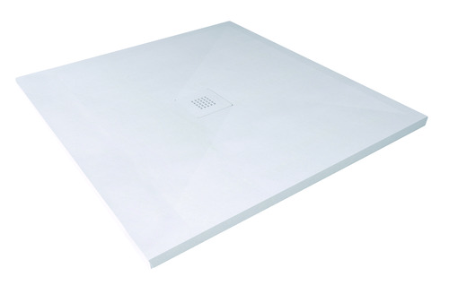 Receveur de douche résine de synthèse Nola blanc 100x100